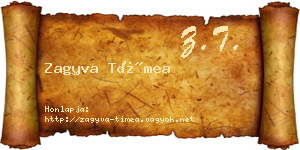 Zagyva Tímea névjegykártya